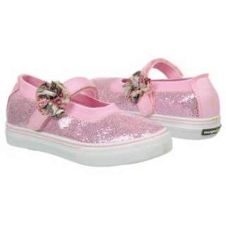Kids Morgan & Milo  Sparkle Floral MJ T/P Pink Shoes 