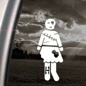  Zombie Girl Decal Car Truck Bumper Window Sticker 