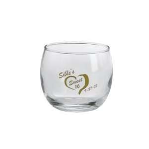 com Personalized Roly Poly Glass Votive Holder (18 per order) Wedding 