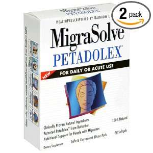  Rainbow Light MigraSolve Petadolex (Pack of 2) Health 