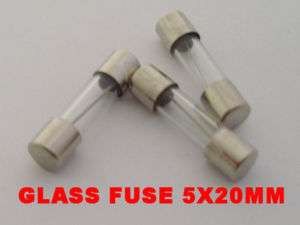 50 x Glass Fuse 5x20mm 15A 250V Quick Fast Blow 15 Amp  
