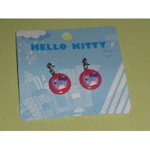  Hello Kitty   Purple Kitty, Pink Button Earrings Toys 