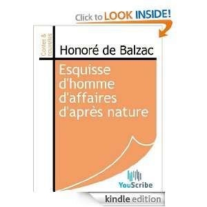Esquisse dhomme daffaires daprès nature (French Edition) Honoré 