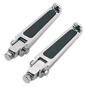 Drag Specialties Foot Pegs with Rubber Inlay   Bolt on (5/16in. Mount 