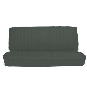    RE630 Front Smoke Leather Bench Seat Upholstery with Pleated Inserts
