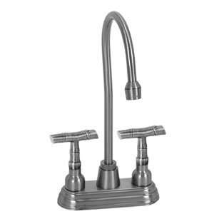  Nickel Bathroom Sink Faucets 4 Centerset Bar Faucet: Home Improvement