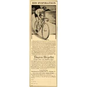   Ad Dayton Bicycles Davis Sewing Machine Race Bike   Original Print Ad