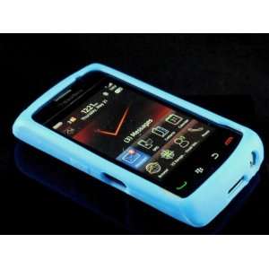   Blue Premium Soft Silicone For Blackberry Storm 2 9550 9520 Case Cover