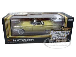 Brand new 118 scale diecast car model of 1957 Ford Thunderbird die 