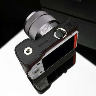   Leather Camera Half Case Cover for SONY EVIL NEX 5N NEX5n BLACK  