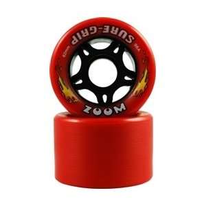  Sure Grip Zoom Skate Wheels Color Red: Sports & Outdoors