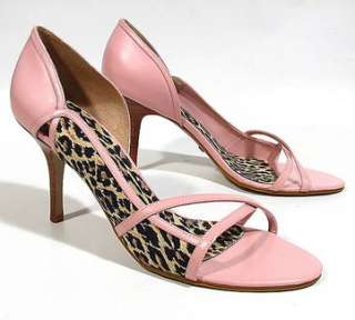 Buffalo Peep Toe High Heels in Rosé Cheetah Print Gr. 39 NEU in 