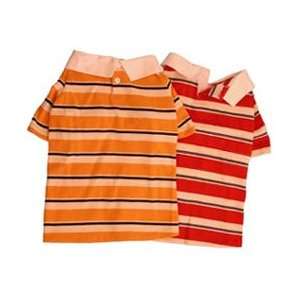  Classic Collard Shirt Red Stripe Xlarge