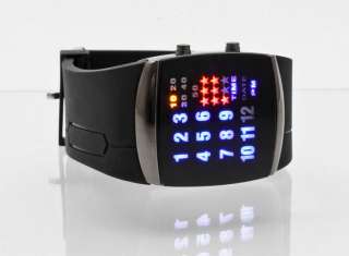 Binäre LED Armbanduhr Digitale Binary Watch Binär Uhr Binäruhr für 