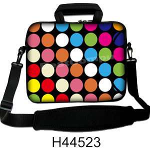 Polka Dot 15 15.4 Laptop Sleeve Bag+Shoulder Strap  