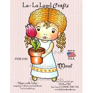   Crafts Cling Rubber Stamp, Marci with Tulip: Arts, Crafts & Sewing