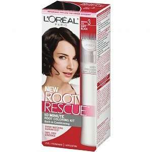   Rescue 10 Minute Root Coloring Kit, Soft Black 3 1 ct (Quantity of 5