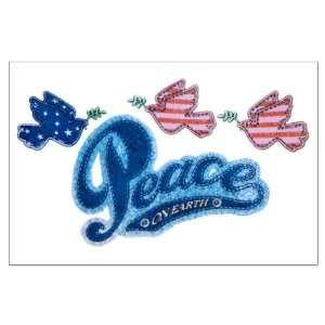  Large Poster Peace on Earth Birds Symbol 