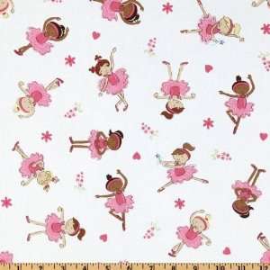   Allover White/Multi Fabric By The Yard Arts, Crafts & Sewing