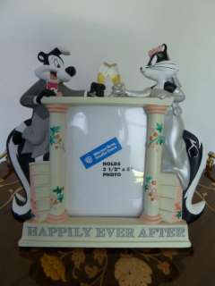 Happily Ever After Pepe Le Pew Penelope Picture Frame  