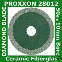 PROXXON 28012 50mm DIAMOND SAW BLADE CUTS CERAMIC GLASS  