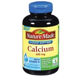 made calcium 600 mg with vitamin d 100 liquid softgels