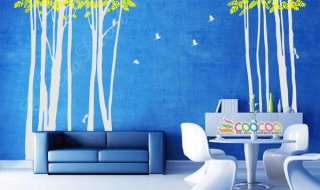 Wall Decor Decal Sticker vinyl large tree trunk forest  