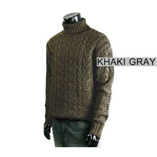 NEW MEN CABLE KNIT WOOL VARIOUS SWEATER FISHERMAN 123CZ  