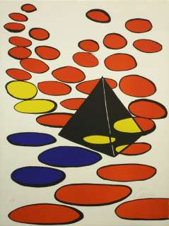 ALEXANDER CALDER BLACK TRIANGLE OTHERS AVAILABLE  