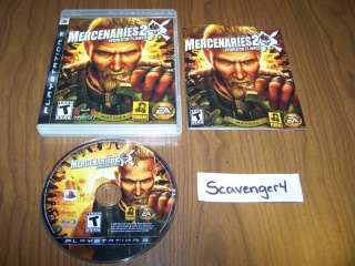 Mercenaries 2 World in Flames Playstation 3 PS3 Game T 014633157284 