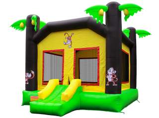 Commercial Grade Tropical Jungle Monkey Bounce Bouncy House Jumper 