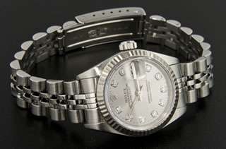 Rolex Datejust 79174 P Serial Ladies Watch Factory Silver and Diamond 
