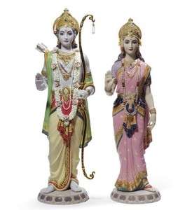 Lladro Rama and Sita   NEW IN SEALED BOX  