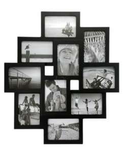 10 OP. 3X5 MULTI ABSTRACT BLK PICTURE FRAME  