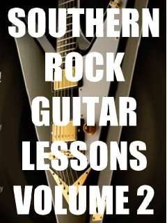 Learn Southern Rock Guitar Lessons Volume 2 DVD Intermediate Course