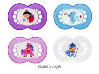 Mam Fairytale Orthodontic Silicone Pacifiers  6+M  