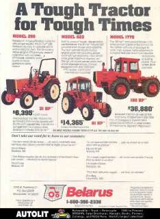 1991 Belarus 250 822 1770 Tractor Ad Russia  
