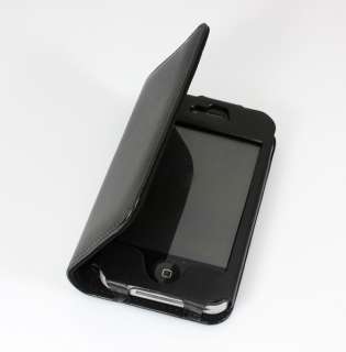 Leder Tasche für Apple iPhone 4 Flip Case Etui Hülle   