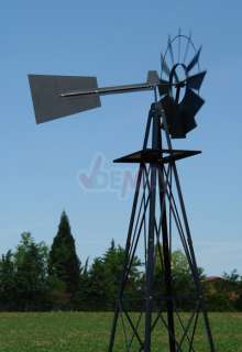 41040 Windrad Gartenwindrad Windmühle 320cm , ø 550mm  