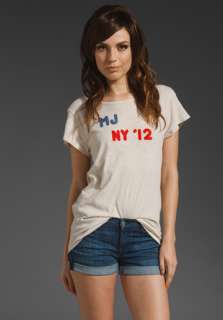 MARC BY MARC JACOBS Felted MJ Tee in Whisper White  
