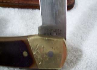   Schrade USA 70T Old Timer Lock Back Pocket Knife with Sheath  
