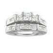    Bridal Ring Set, 1 2 CT. T.W. Diamonds 14K  