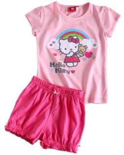 Hello Kitty Shorty Pyjama rosa  Bekleidung