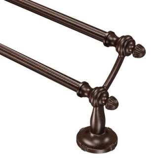 MOEN Gilcrest 24 in. Double Towel Bar in Oil Rubbed Bronze DN0822ORB 