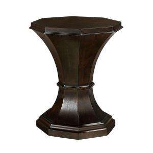 Home Decorators Collection Anywhere Espresso Lauren Pedestal Table 