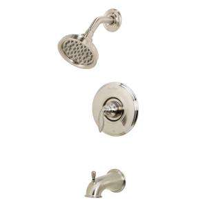 Pfister Avalon 1 Handle Tub/Shower Faucet in Brushed Nickel 808 CB0K 
