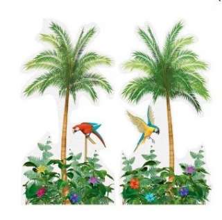 Tropical Luau Palm Tree Decorations Beach Party 5ft Decor Scene 
