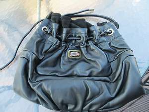 Nina Ricci hand bag hobo black leather new  