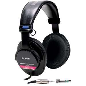 Sony MDR V6 Studio Monitor Series Headphones Item#  YYI1 T50053 