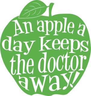 Motiv FR 104 Sprichwort englisch An apple a day keeps the doctor away 